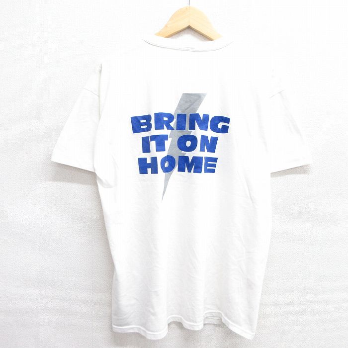 L★古着 ラッセル 半袖 ビンテージ Tシャツ メンズ 80年代 80s CARROLL ダンス クルーネック USA製 白 ホワイト 【spe】 25apr23 中古