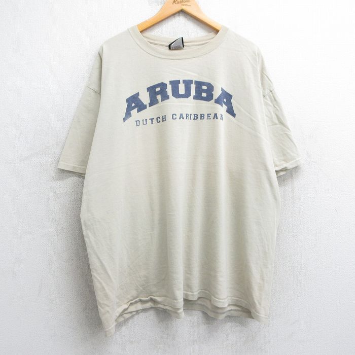 00s 半袖Tシャツ ベージュ XL | 古着
