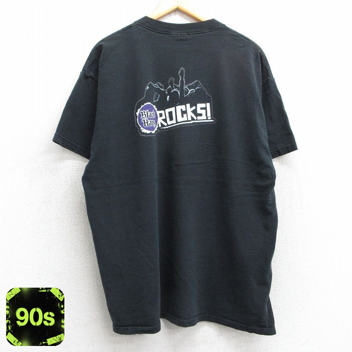 【50%OFF】フルーツオブザルーム 90s 半袖Tシャツ BlackHaus ブラック XL | 古着