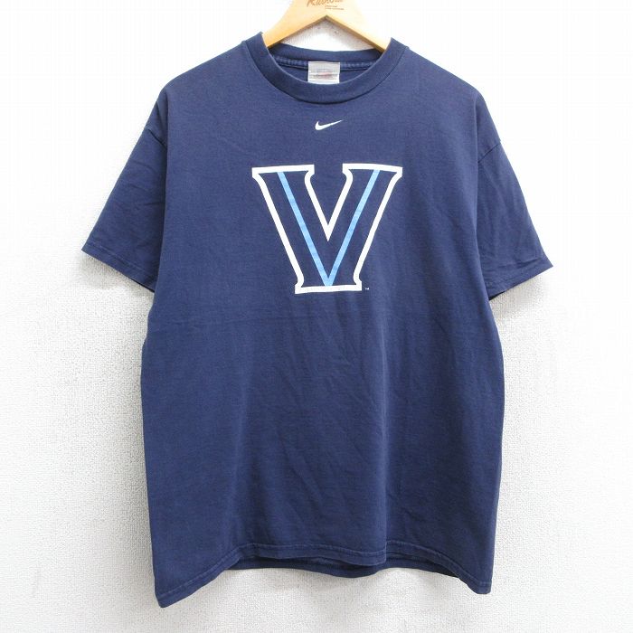 ナイキ 00s 半袖Tシャツ NOVANATION ネイビー L | 古着