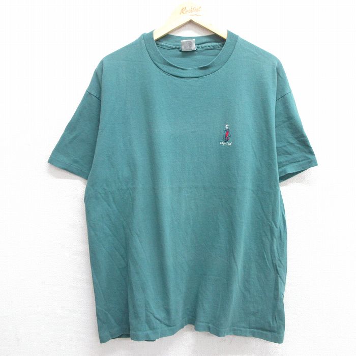 90s 半袖Tシャツ ゴルフ グリーン XL | 古着