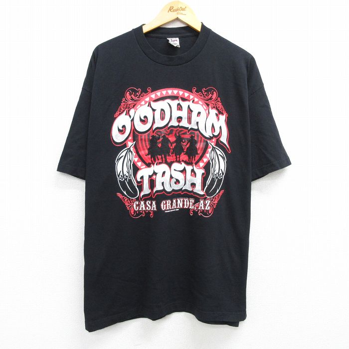 00s 半袖Tシャツ カウボーイ ブラック XL | 古着