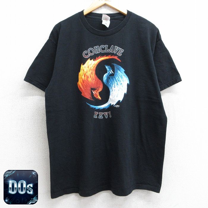 【50%OFF】フルーツオブザルーム 00s 半袖Tシャツ ドラゴン ブラック XL | 古着