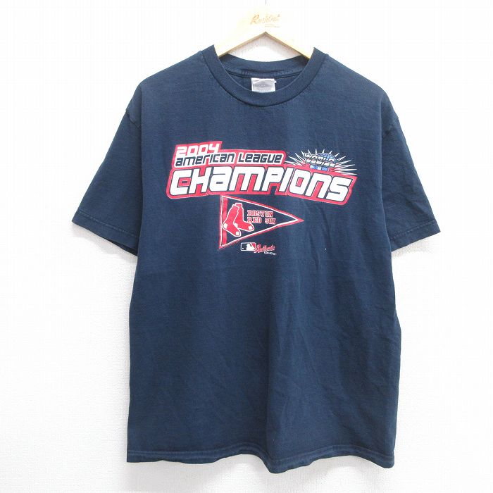 00s 半袖Tシャツ ボストンレッドソックス ネイビー L | 古着