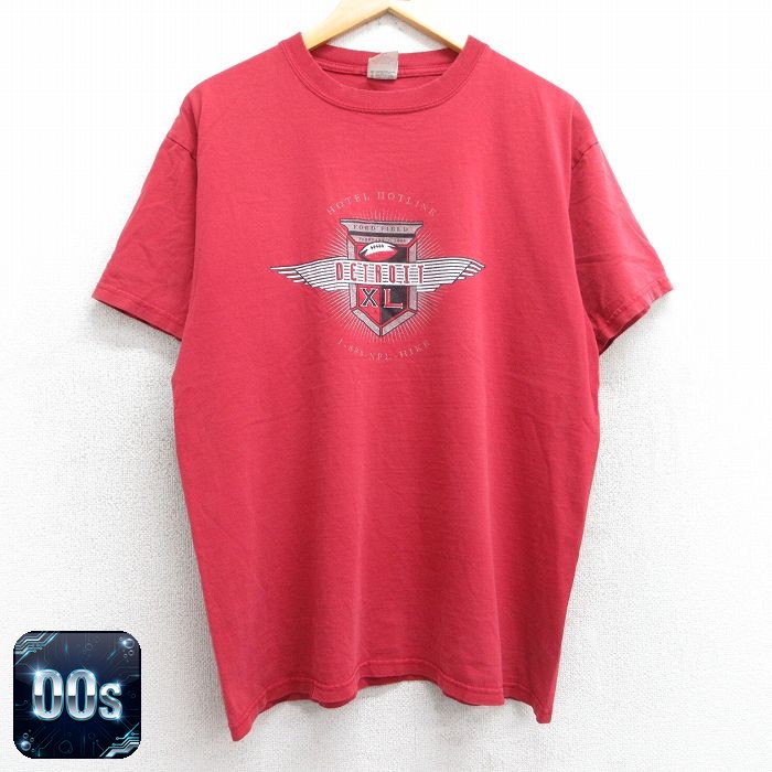 【50%OFF】デトロイト 00s 半袖Tシャツ レッド L | 古着