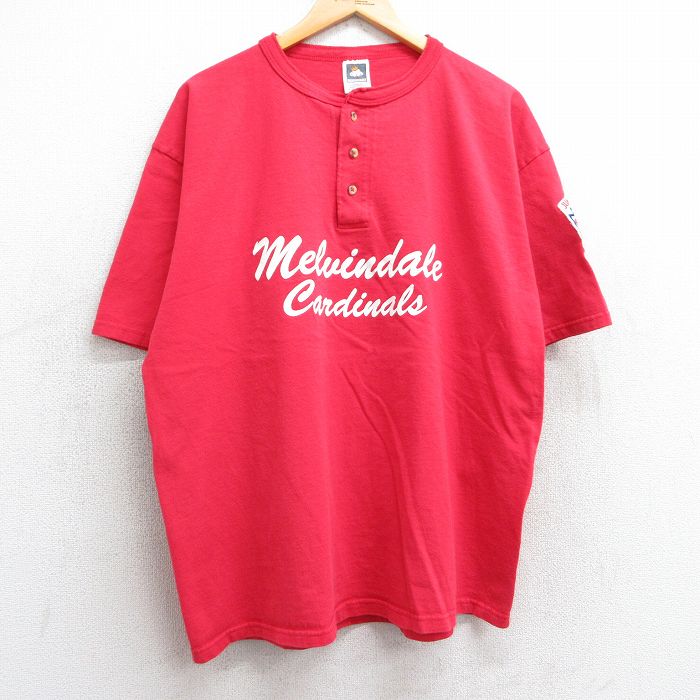 90s 半袖Tシャツ メルビンデールカージナルス13 レッド XL | 古着