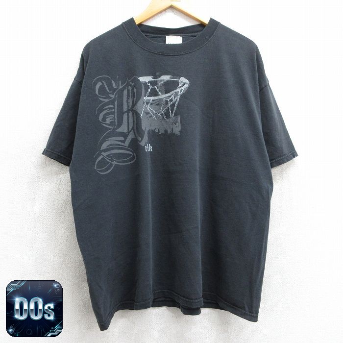 【50%OFF】リーボック 00s 半袖Tシャツ バスケットボール ブラック XL | 古着