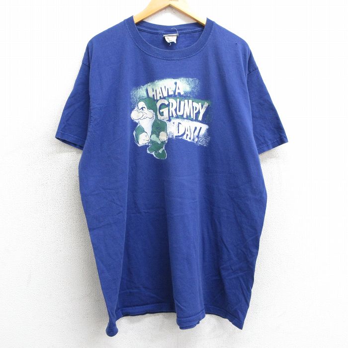 【50%OFF】00s 半袖Tシャツ ディズニー ブルー XL | 古着