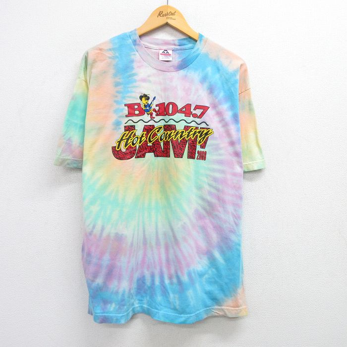 00s 半袖Tシャツ ハチ パープルタイダイ XL | 古着