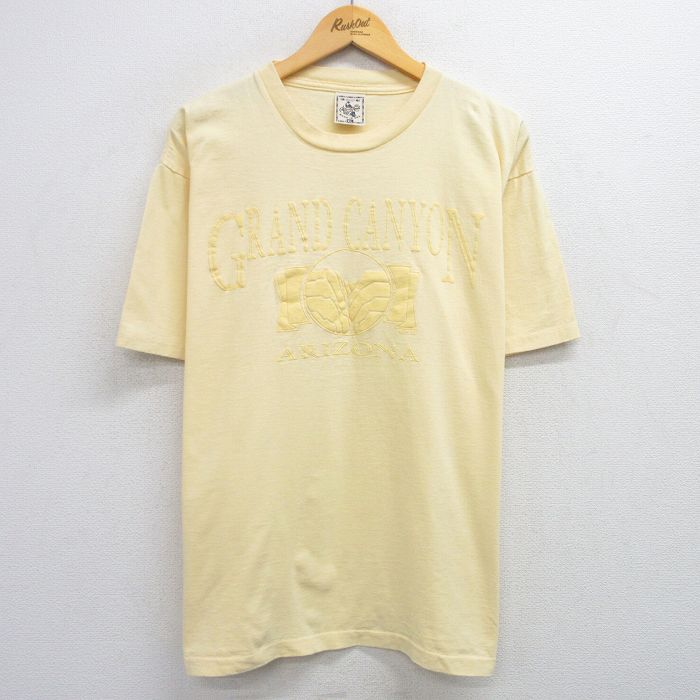 【50%OFF】90s 半袖Tシャツ グランドキャニオン イエロー XL | 古着