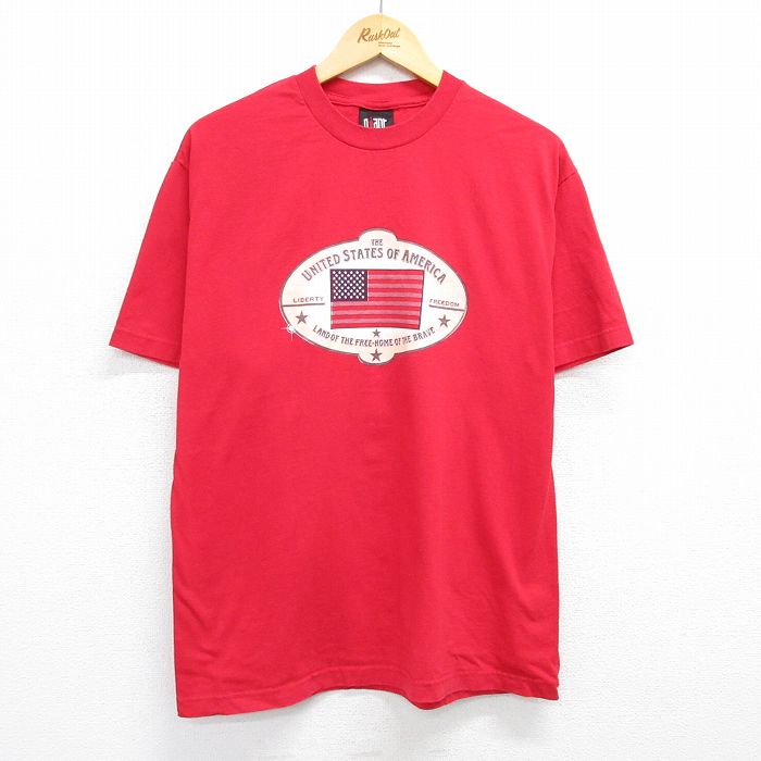 90s 半袖Tシャツ 星条旗 レッド L | 古着