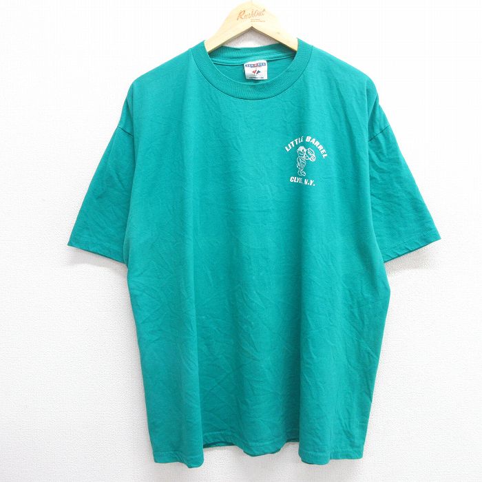 00s 半袖Tシャツ リトルバレル グリーン XL | 古着