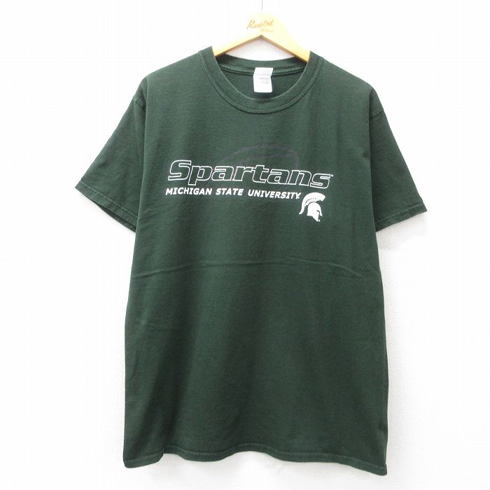 【50%OFF】00s 半袖Tシャツ spartans グリーン L | 古着