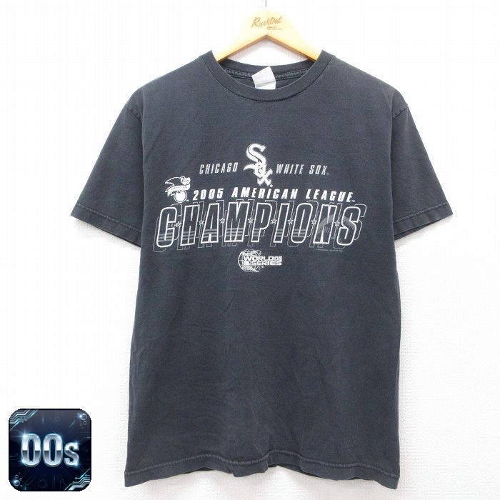 【50%OFF】00s 半袖Tシャツ シカゴホワイトソックス ブラック M | 古着