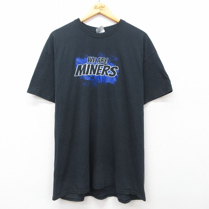 00s 半袖Tシャツ WE ARE MINES ブラック XL | 古着