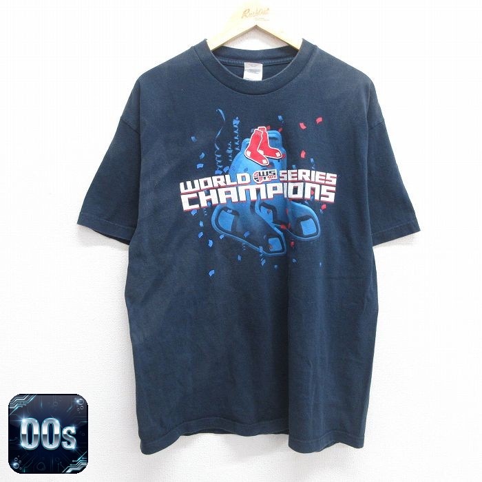 【50%OFF】00s 半袖Tシャツ ボストンレッドソックス ブラック XL | 古着
