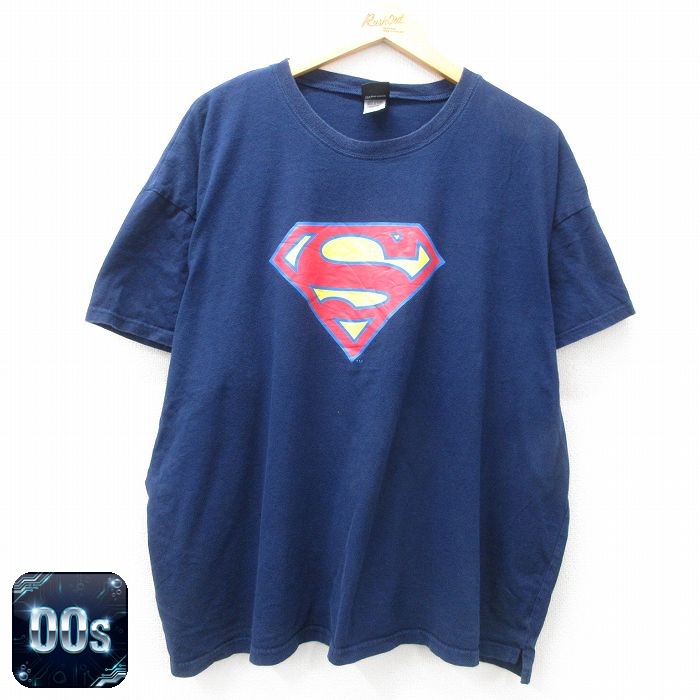 00s 半袖Tシャツ DCコミックス ネイビー XL | 古着
