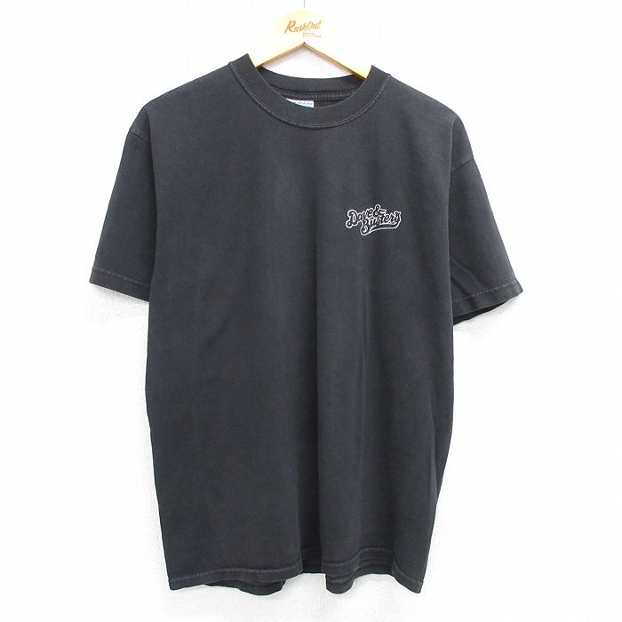L★古着 半袖 ビンテージ Tシャツ メンズ 00年代 00s DAVE AND BUSTERS コットン クルーネック 黒 ブラック 25may10 中古