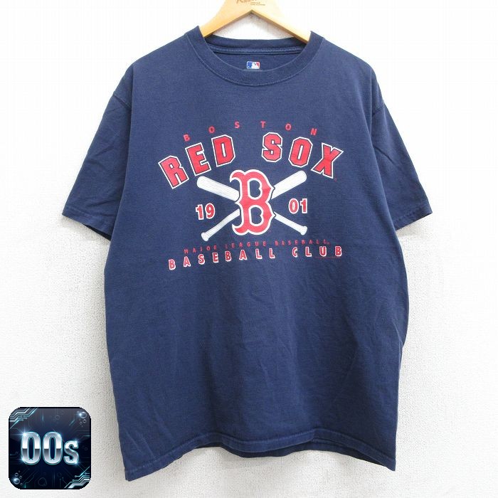00s 半袖Tシャツ ボストンレッドソックス ネイビー XL | 古着