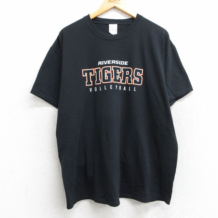 00s 半袖Tシャツ RIVERSIDE TIGERS ブラック XL | 古着