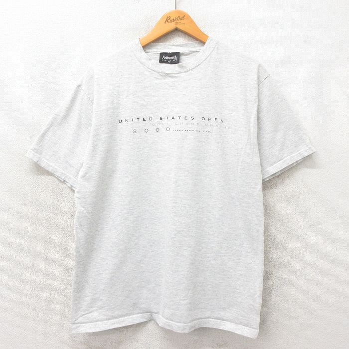 00s 半袖Tシャツ USオープンゴルフ グレー L | 古着
