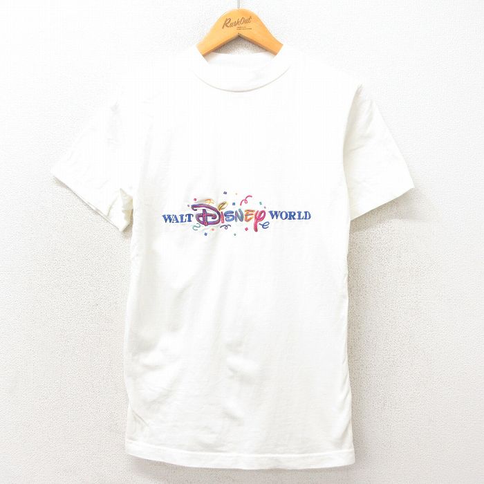 90s 半袖Tシャツ ディズニー ホワイト S | 古着