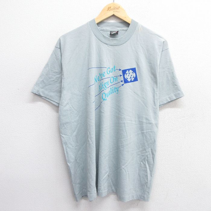 XL★古着 スクリーンスターズ 半袖 ビンテージ Tシャツ メンズ 80年代 80s Weve Got クルーネック USA製 グレー 25may14 中古