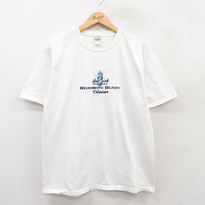 フルーツオブザルーム 00s 半袖Tシャツ リホーボスビーチ ホワイト L | 古着
