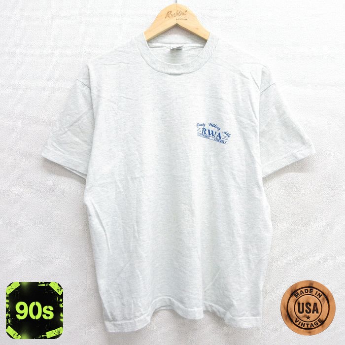 【50%OFF】フルーツオブザルーム 90s 半袖Tシャツ RWA グレー L | 古着