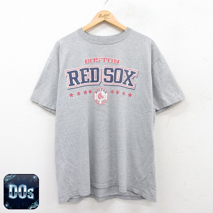 【50%OFF】00s 半袖Tシャツ ボストンレッドソックス グレー霜降り XL | 古着