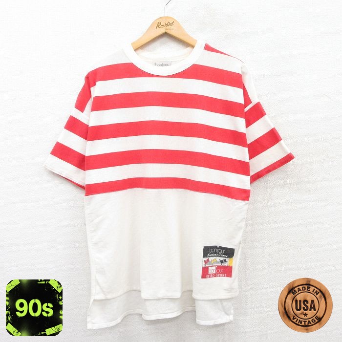 【50%OFF】90s 半袖Tシャツ レトロスポーツ ホワイト XL | 古着