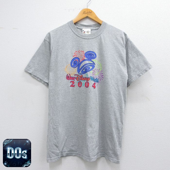 【50%OFF】00s 半袖Tシャツ ディズニー グレー霜降り L | 古着