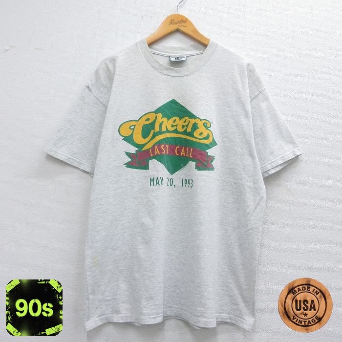 【50%OFF】リー 90s 半袖Tシャツ Cheers グレー XL | 古着