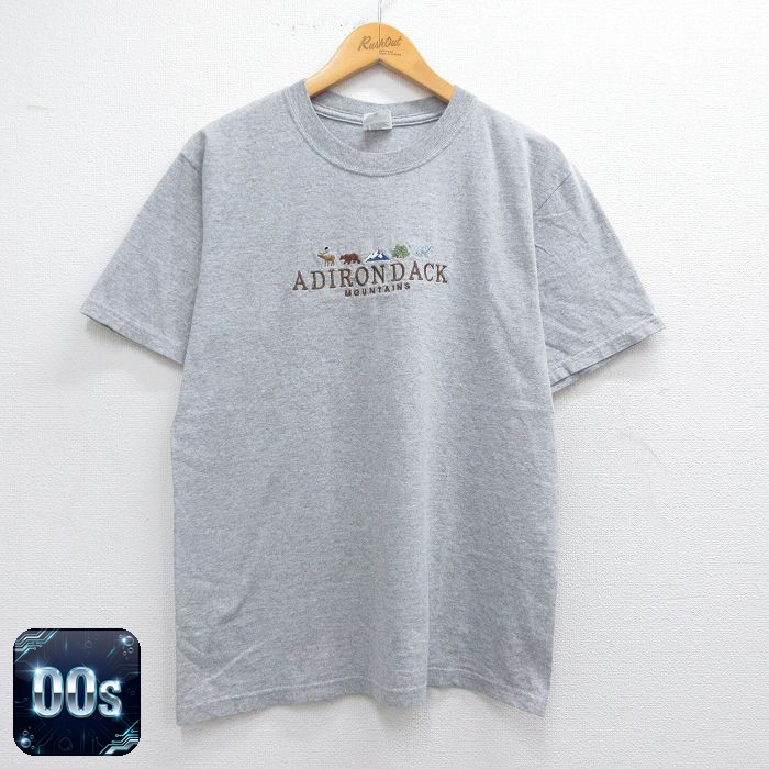 【50%OFF】アディロンダック 00s 半袖Tシャツ グレー L | 古着