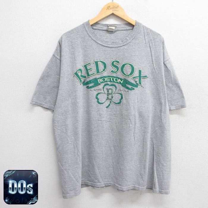 【50%OFF】リー 00s 半袖Tシャツ ボストンレッドソックス グレー霜降り XL | 古着
