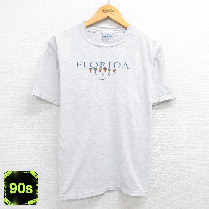 【50%OFF】TULTEX 90s 半袖Tシャツ フロリダ グレー XL | 古着