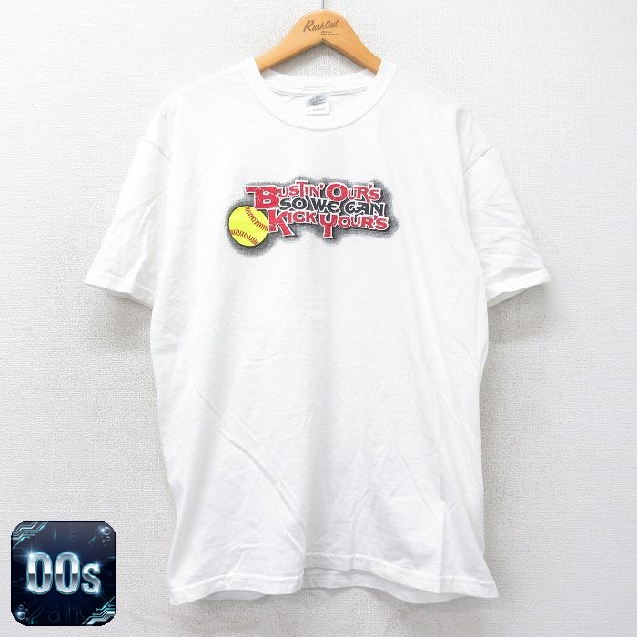 【50%OFF】00s 半袖Tシャツ BUSTIN OURS ホワイト L | 古着