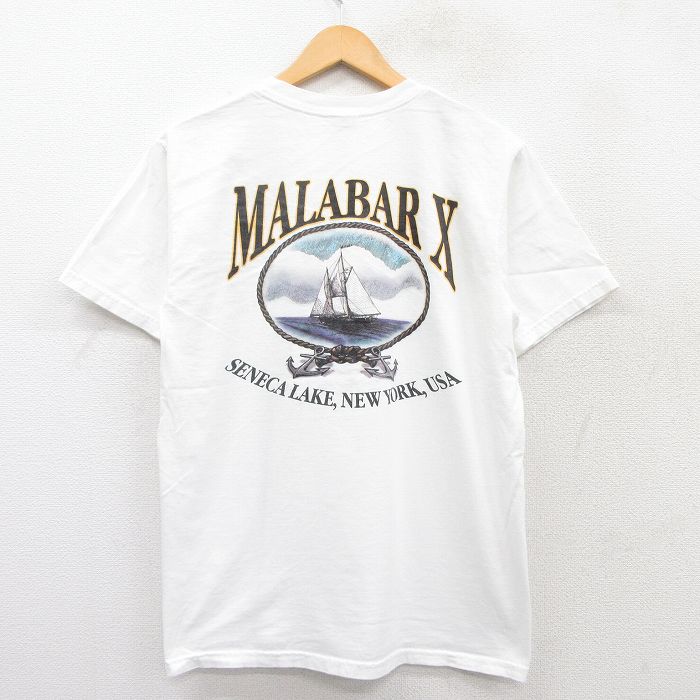 【50%OFF】00s 半袖Tシャツ ヨット ホワイト L | 古着