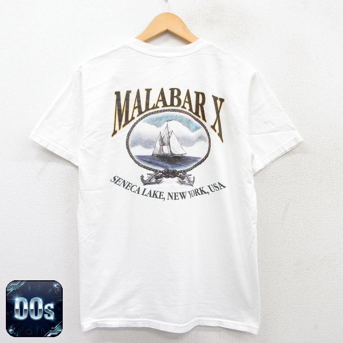 【50%OFF】00s 半袖Tシャツ ヨット ホワイト L | 古着