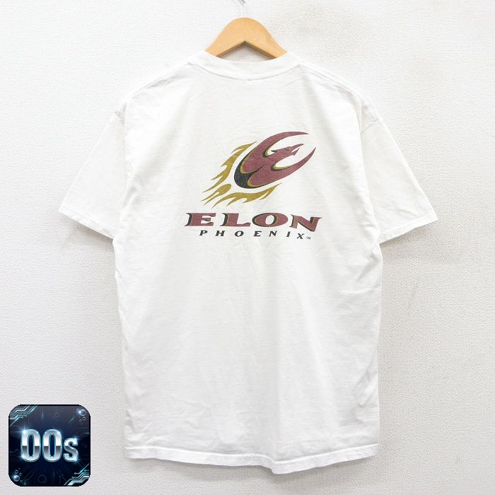 【50%OFF】00s 半袖Tシャツ イーロンフェニックス ホワイト L | 古着