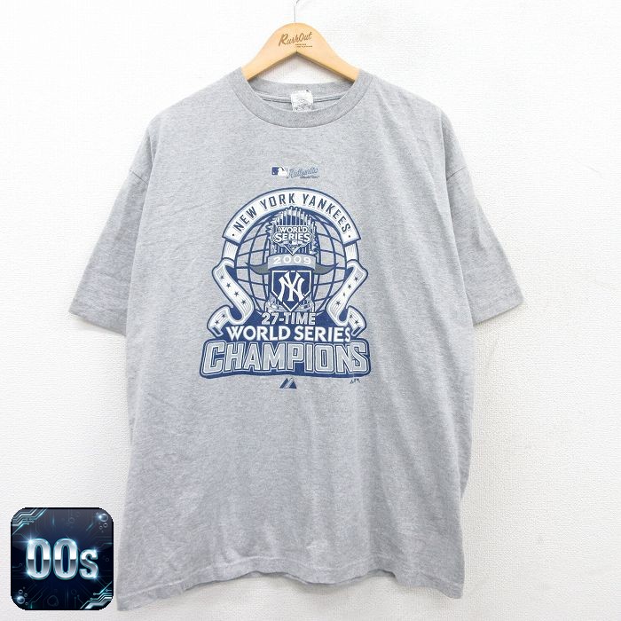 【50%OFF】00s 半袖Tシャツ ニューヨークヤンキース グレー XL | 古着