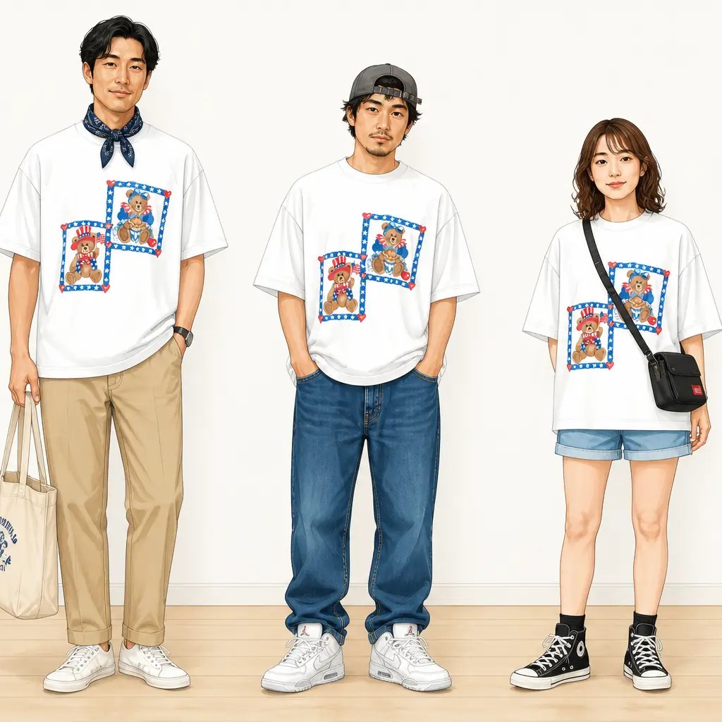 古着通販 XL☆古着 半袖 ビンテージ Tシャツ メンズ 90年代 90s クマ