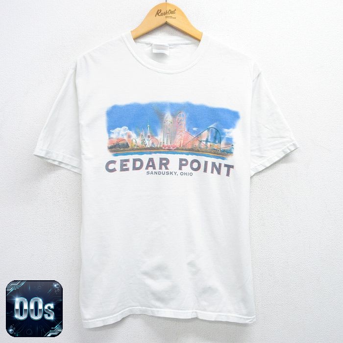 【50%OFF】ヘインズ 00s 半袖Tシャツ シダーポイント ホワイト M | 古着