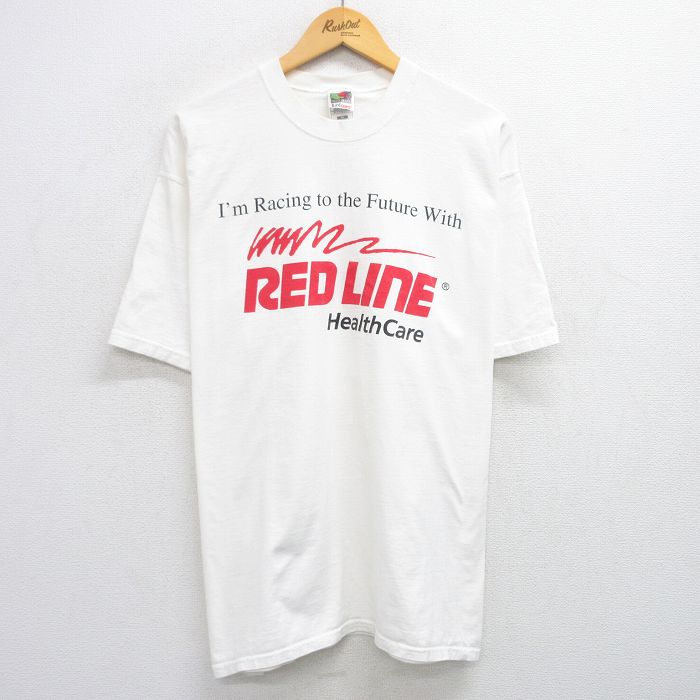 フルーツオブザルーム 00s 半袖Tシャツ REDLINE ホワイト XL | 古着