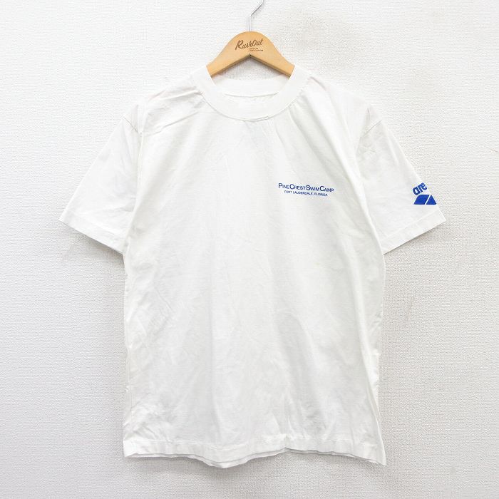 00s 半袖Tシャツ PINE CREST SWIM CAMP ホワイト L | 古着