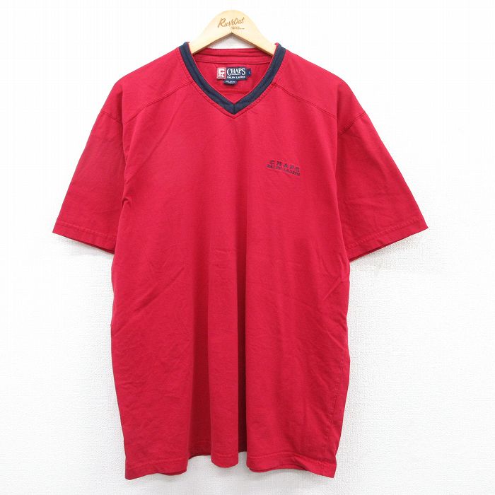 ラルフローレン 90s 半袖Tシャツ ワンポイントロゴ レッド XL | 古着