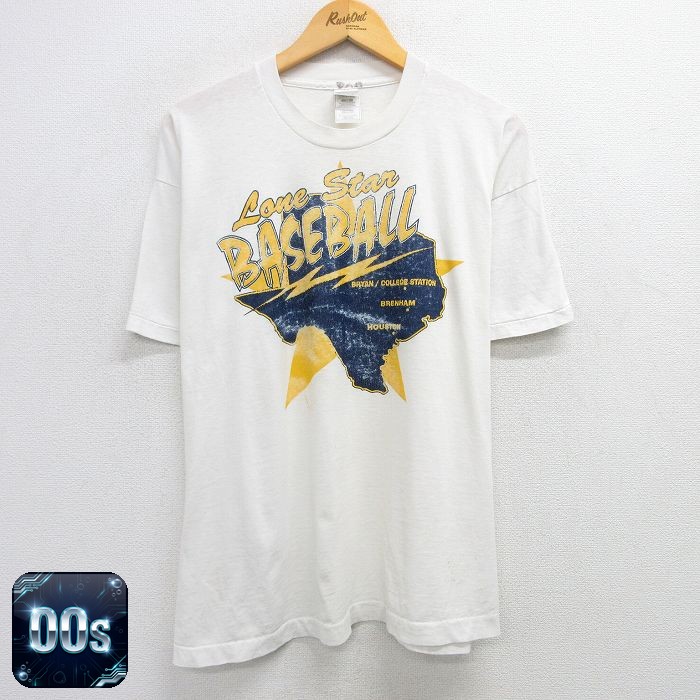 【50%OFF】フルーツオブザルーム 00s 半袖Tシャツ ベースボール ホワイト XL | 古着