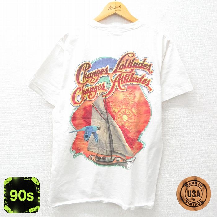 【50%OFF】90s 半袖Tシャツ ヨット ホワイト L | 古着