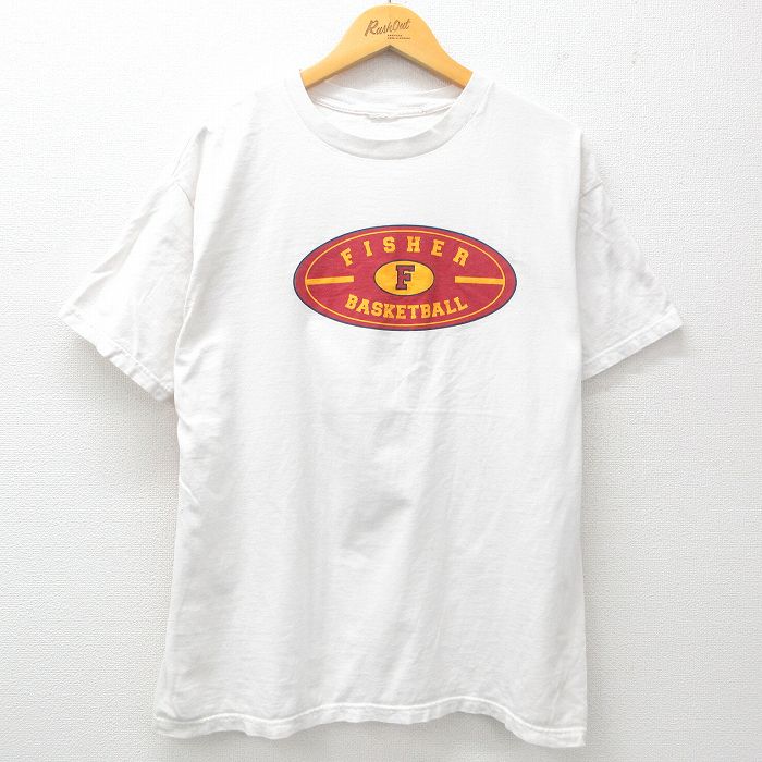 00s 半袖Tシャツ フィッシャー ホワイト XL | 古着