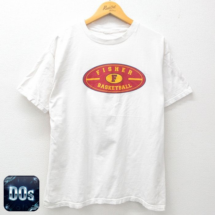 【50%OFF】00s 半袖Tシャツ フィッシャー ホワイト XL | 古着